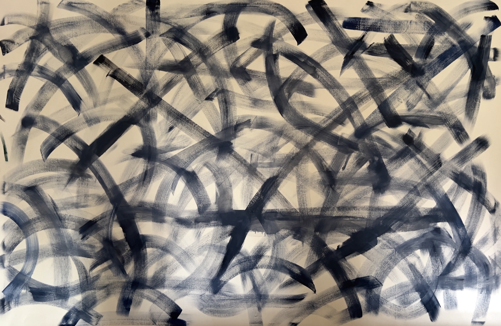 III &mdash; oil on linen, 185 &times; 274 cm, 2026, by Elizabeth R. S. Burnim